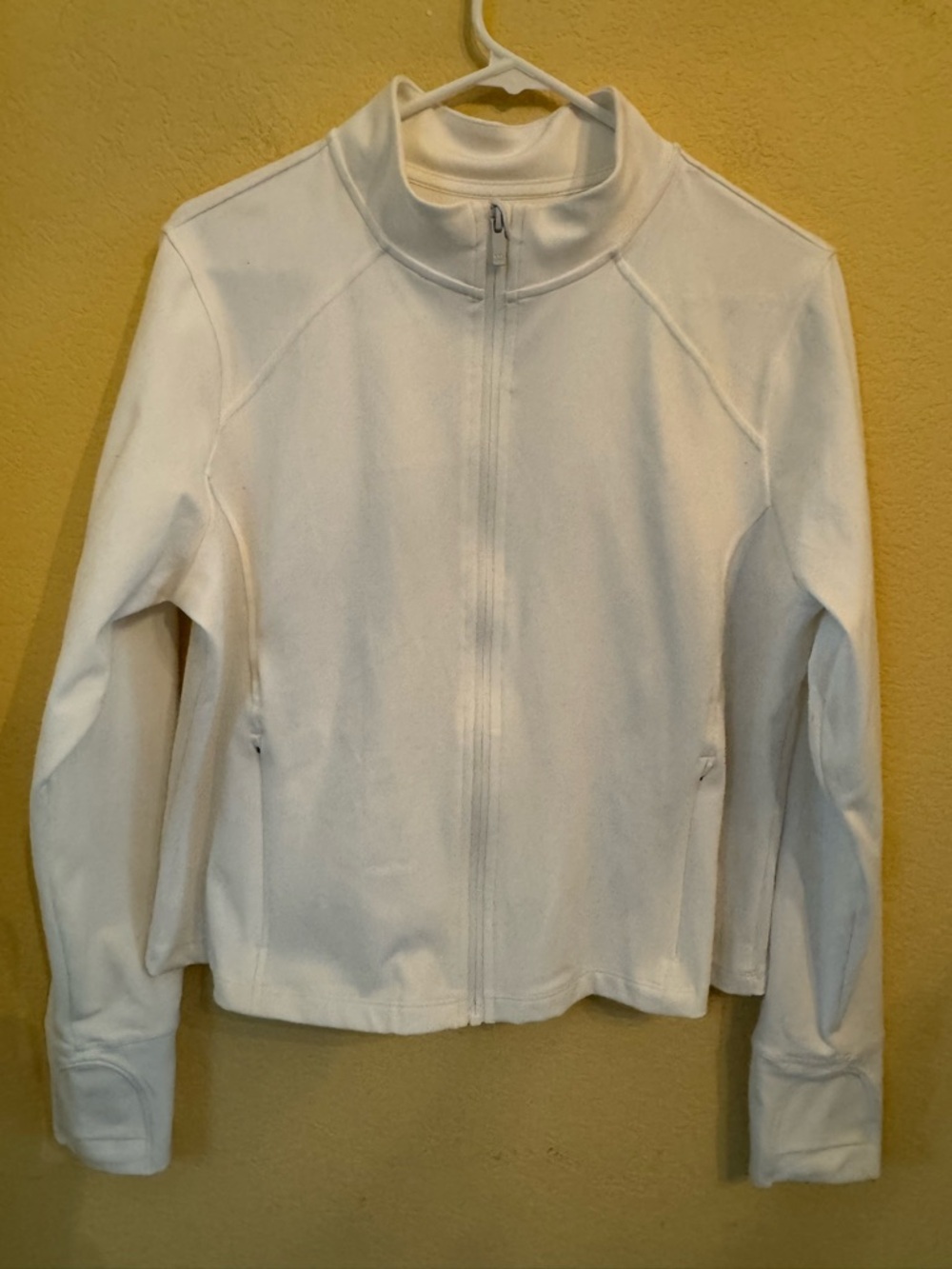 All in Motion Dynamic Flex Zip Up Jacket in White Size XXL NWT
